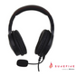 surefire harrier 360 surround sound gaming headset front view with mic
