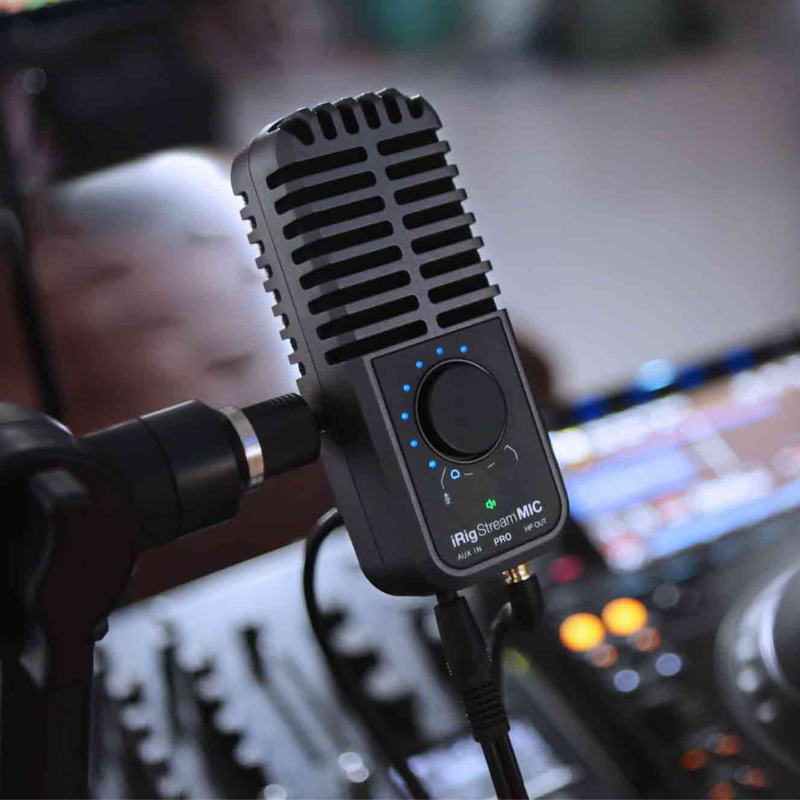 IK Multimedia iRig Stream Mic Pro Microphone marketing image