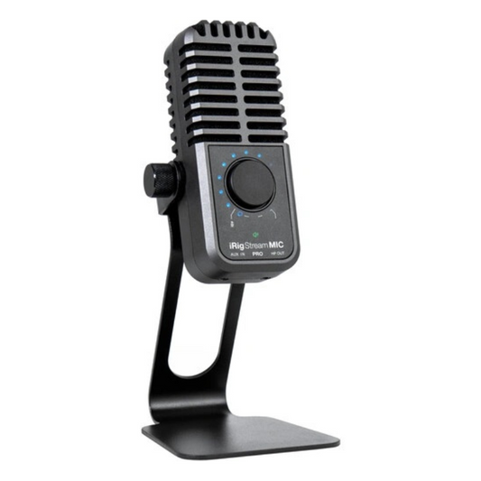 IK Multimedia iRig Stream Mic Pro Microphone standing alone