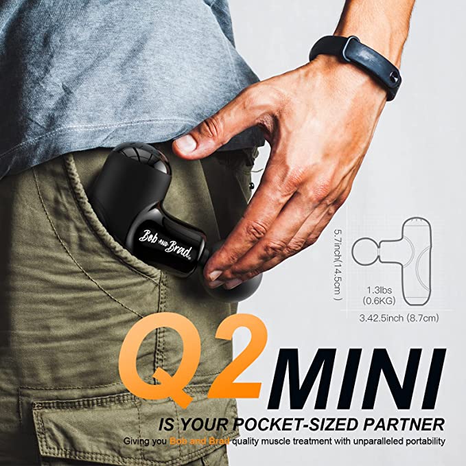 bob brad q2 mini massage gun pocket sized