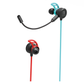 Gaming Earbuds, Hori, for Nintendo Switch Neon Blue/Red leads