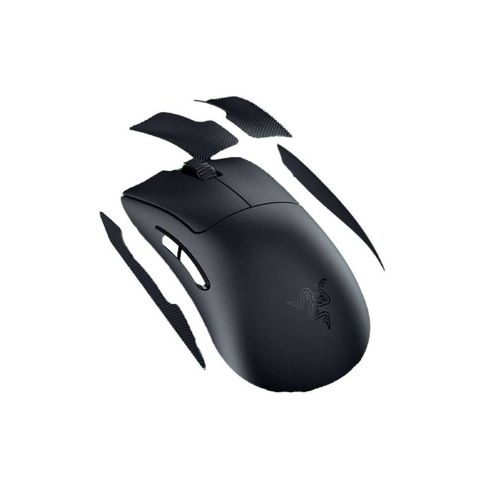 Razer Deathadder V3 Pro Wireless Mouse Black showing changible components