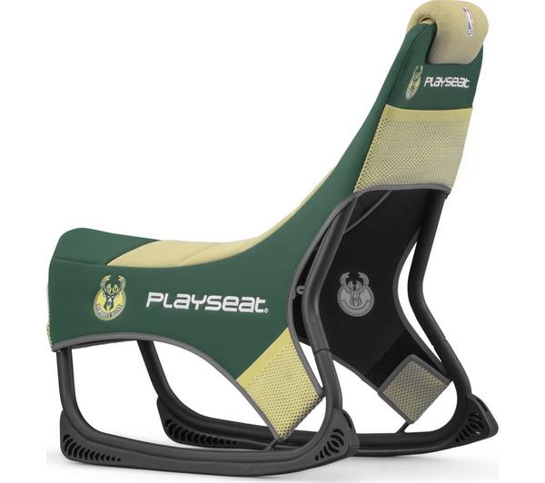 Playseat Champ NBA Edition - Milwaukee Bucks rear 3/4 view