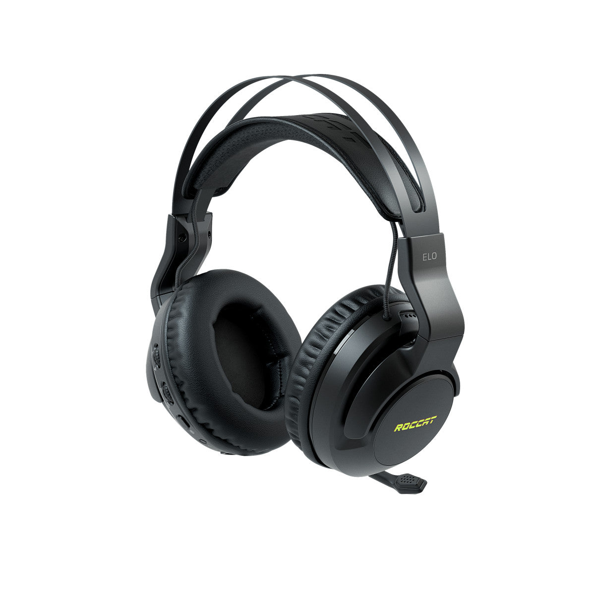 Roccat ELO 7.1 Air Wireless Black Headset front on view