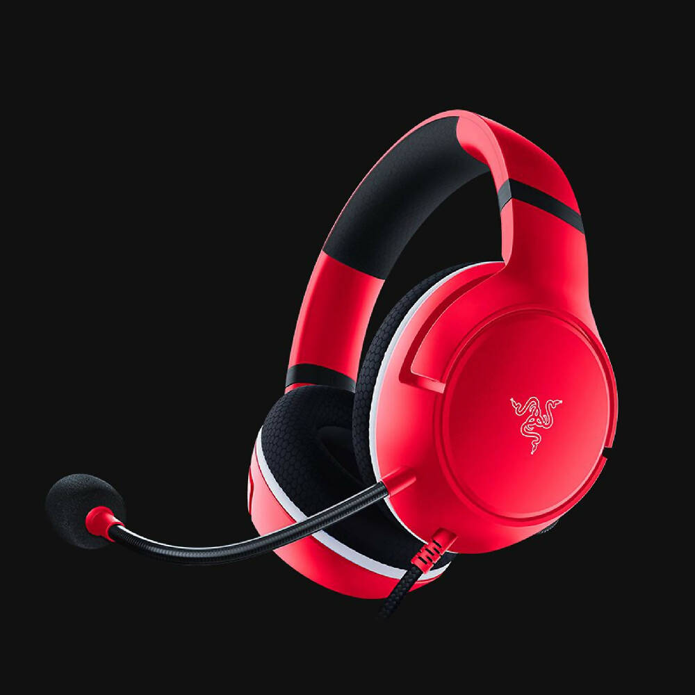 Red cheap razer headset