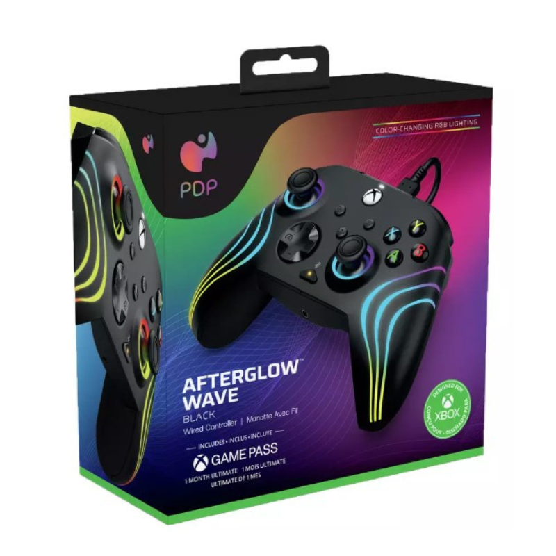 PDP Afterglow Wave Controller for Xbox Series X/S hand gaming controller in box